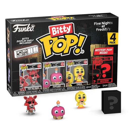 Five Nights at Freddy's Bitty POP Figur 4-Pack Foxy 2,5 cm