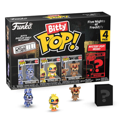 Five Nights at Freddy's Bitty POP Figur 4-Pack Nightmare Bonnie 2,5 cm