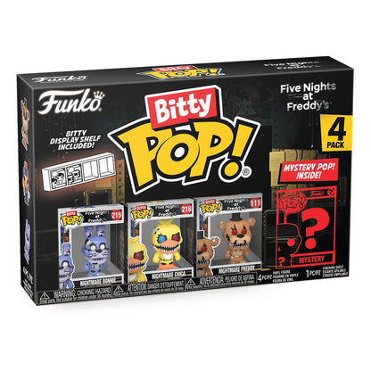 Five Nights at Freddy's Bitty POP Figur 4-Pack Nightmare Bonnie 2,5 cm