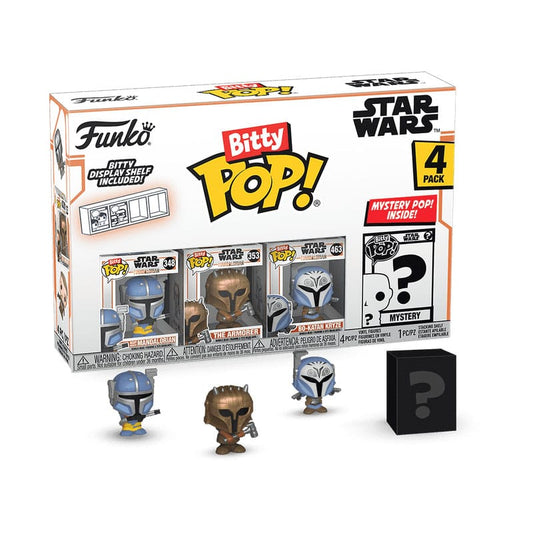 Mandalorian Bitty POP Figur 4-Pack - Mini Samling