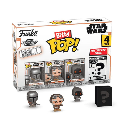 Star Wars: Mandalorian Bitty POP Figur 4-Pack Mandalorian 2