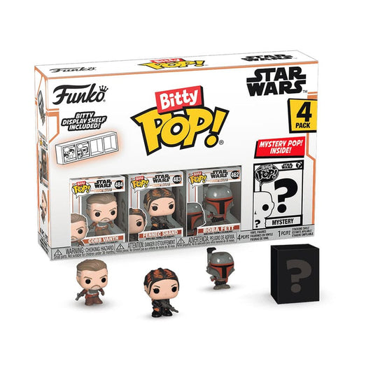 Mandalorian Bitty POP Figurer 4-Pack