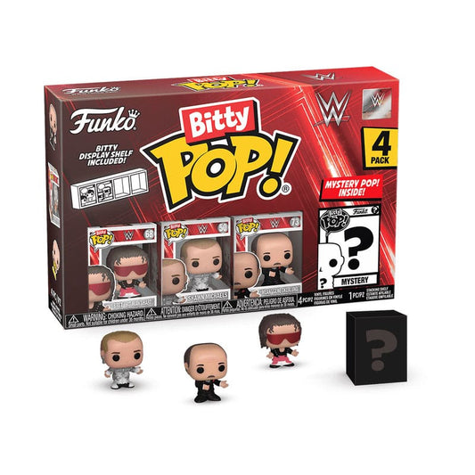 WWE Bitty POP Figur 4-Pack Bret Hart 2