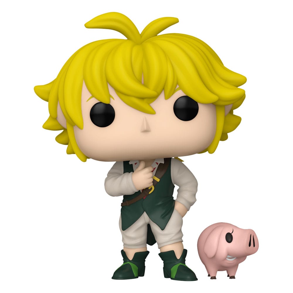 Seven Deadly Sins POP & Buddy! Animation Figur Meliodas w/Hawk 9 cm