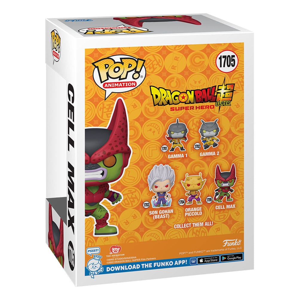 Dragon Ball Super: Super Hero POP! Vinylfigur - Cell Max 9 cm