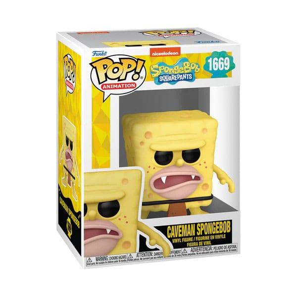 Svampbob Fyrkant SquarePants 25th Anniversary POP Figur Caveman SB 9 cm