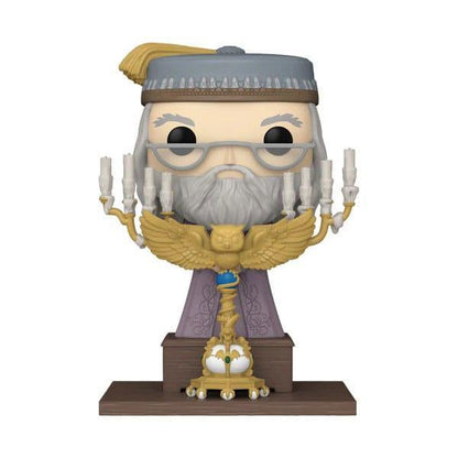 Harry Potter POP Deluxe Figur Deluxe Dumbledore w/Podium 12 cm