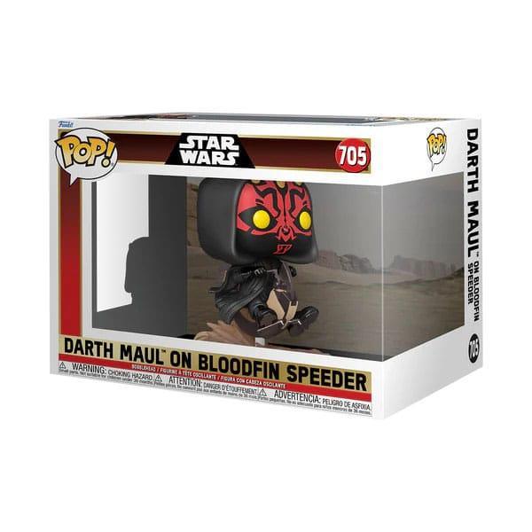 Star Wars POP Rides Deluxe Vinyl Darth Maul on Bloodfin 9 cm