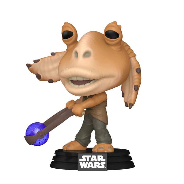 Star Wars The Phantom Menace Anniversary POP Figur Jar Jar Binks w/ Booma Balls 9 cm