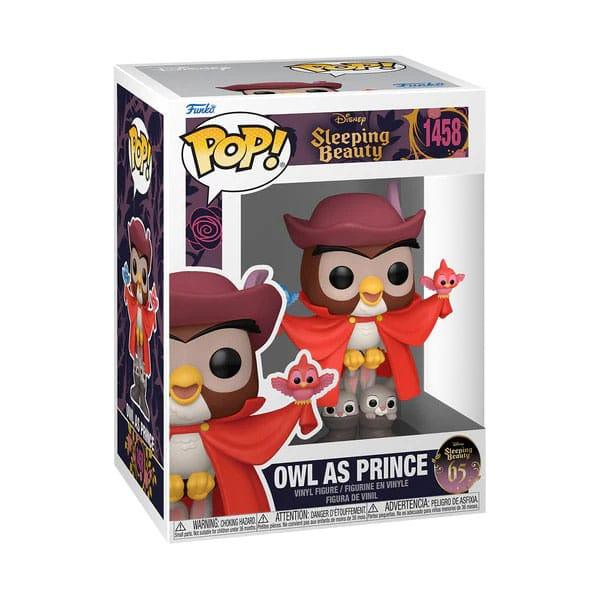Sleeping Beauty 65th Anniversary POP Disney Figur Owl as Prince 9 cm