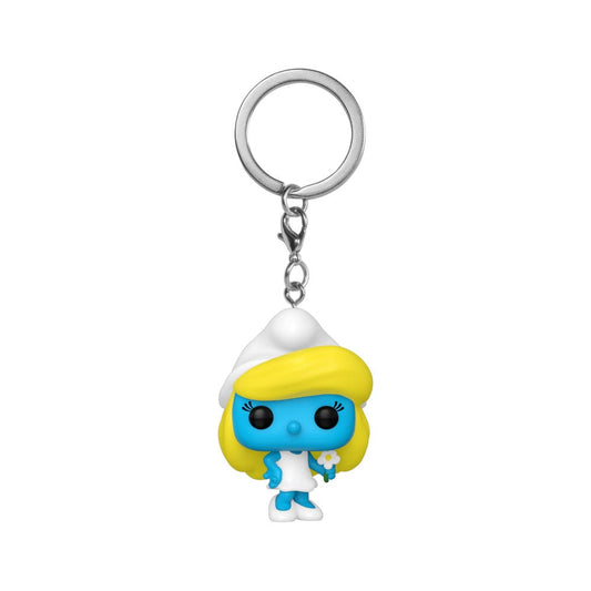 The Smurfs POP Vinyl Nyckelringar 4 cm Smurfette Display (12)