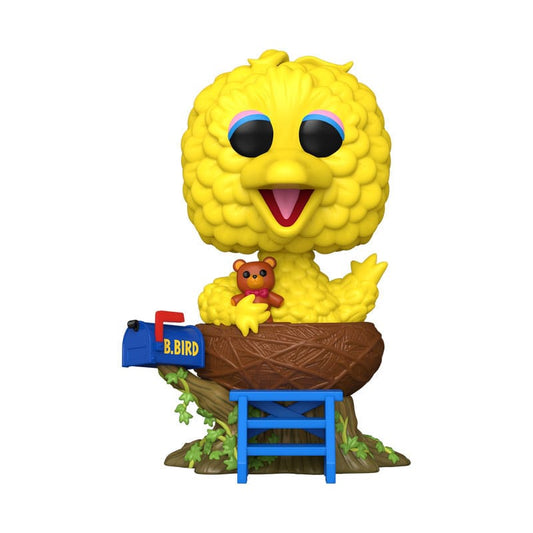 Sesame Street POP Deluxe Figur Big Bird in Nest 17 cm