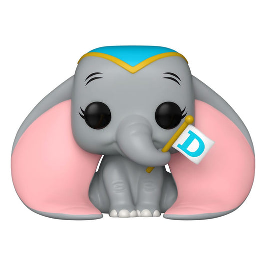 Dumbo POP Disney Figur Dumbo w/flag 9 cm