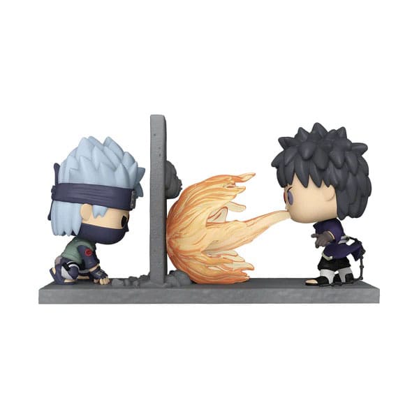 Naruto POP Moment Figurs Kakashi Vs Obito 9 cm