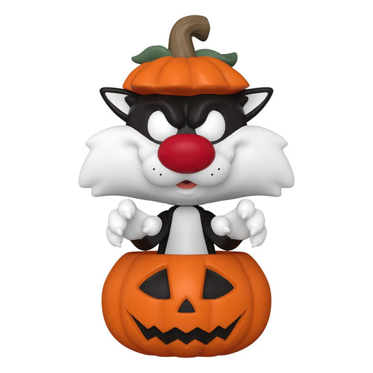 Looney Tunes POP Television Figur Halloween Sylvester w/Pumpkin 9 cm