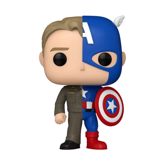 Marvel POP Figur Split- Captain A/Steve R 9 cm