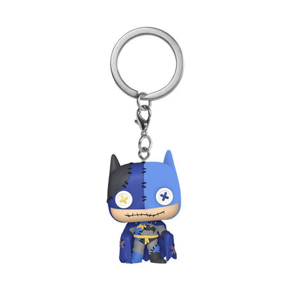 DC Patchwork POP Vinyl Nyckelringar 4 cm Batman Display (12)