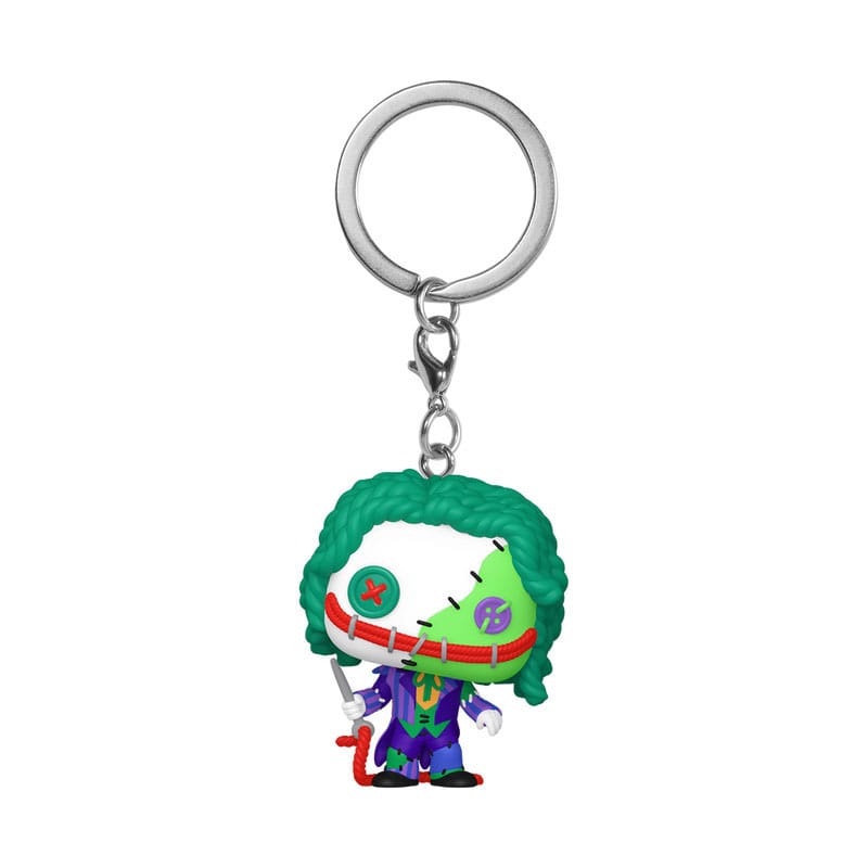 DC Patchwork POP Vinyl Nyckelringar 4 cm Joker Display (12)