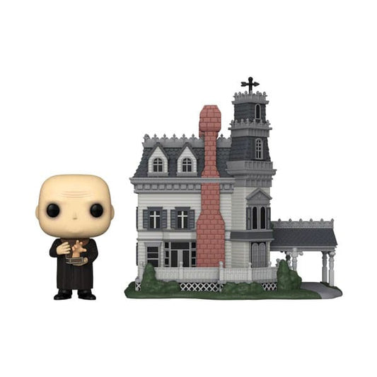 The Addams Family POP Town Figur Addams Home w/Uncle Fester 9 cm