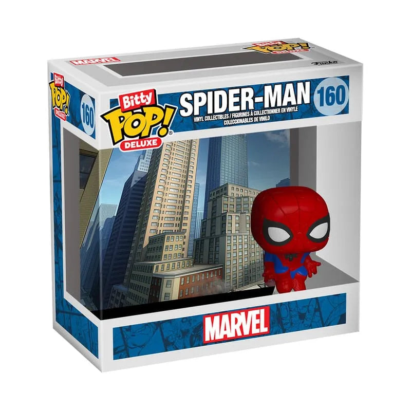 Spider-Man Bitty POP Deluxe Figur Spider-Man(Cityscape) Display (12) 2,5 cm