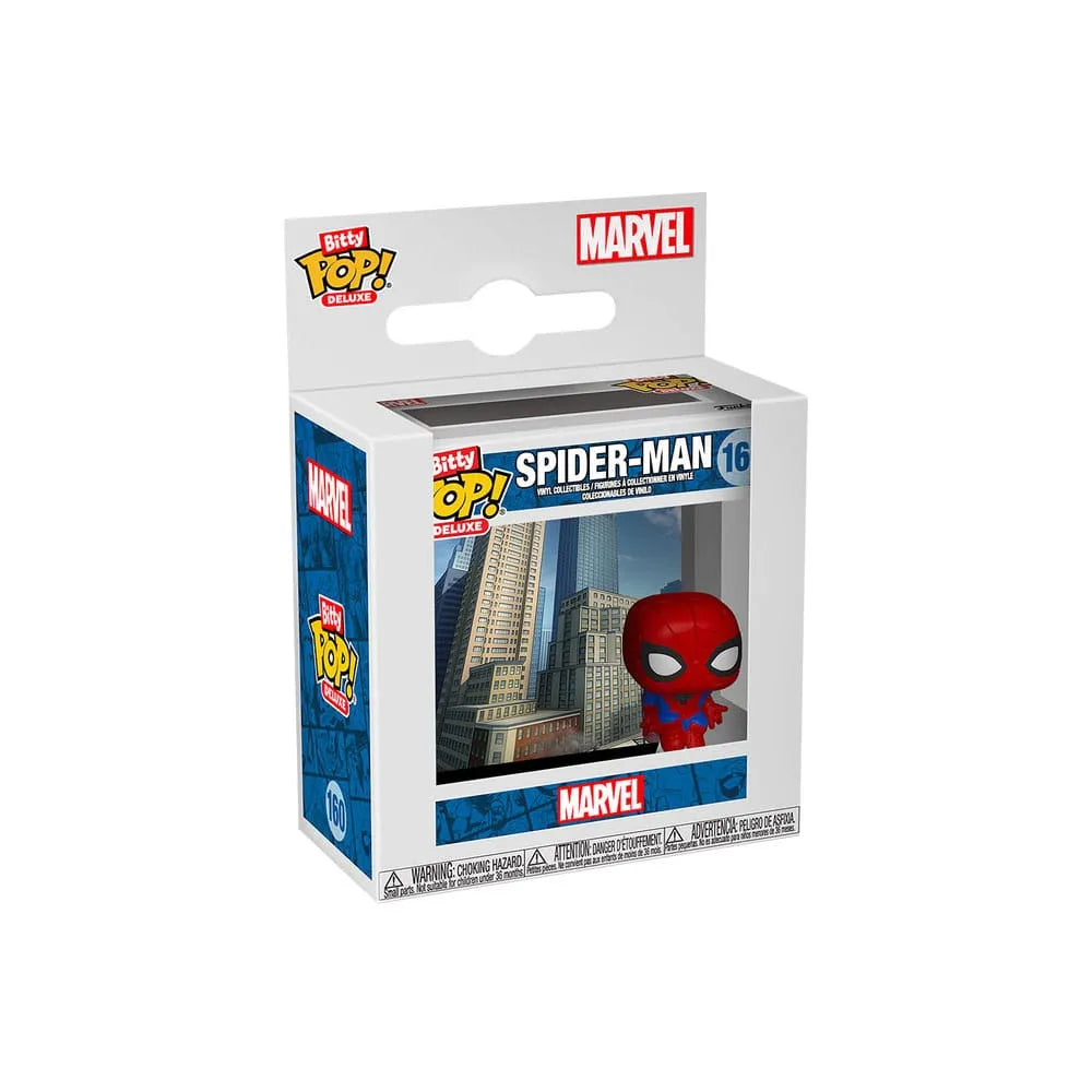 Spider-Man Bitty POP Deluxe Figur Spider-Man(Cityscape) Display (12) 2,5 cm