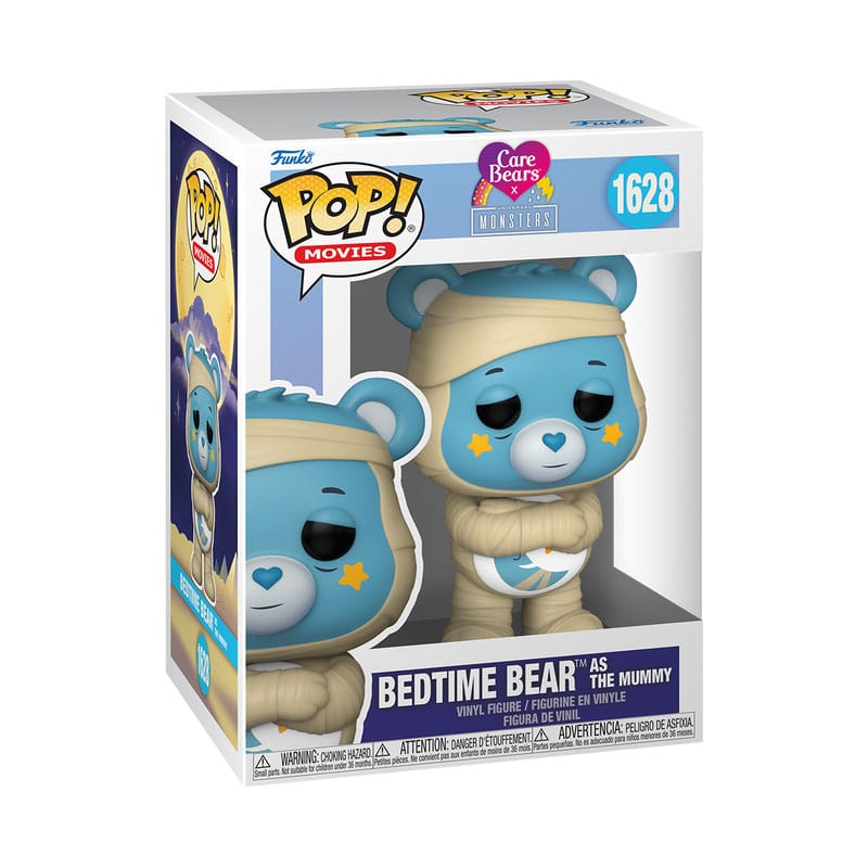 Care Bears x Universal Monsters Pop! Vinyl Figur Bedtime Bear som Mumien 9 cm