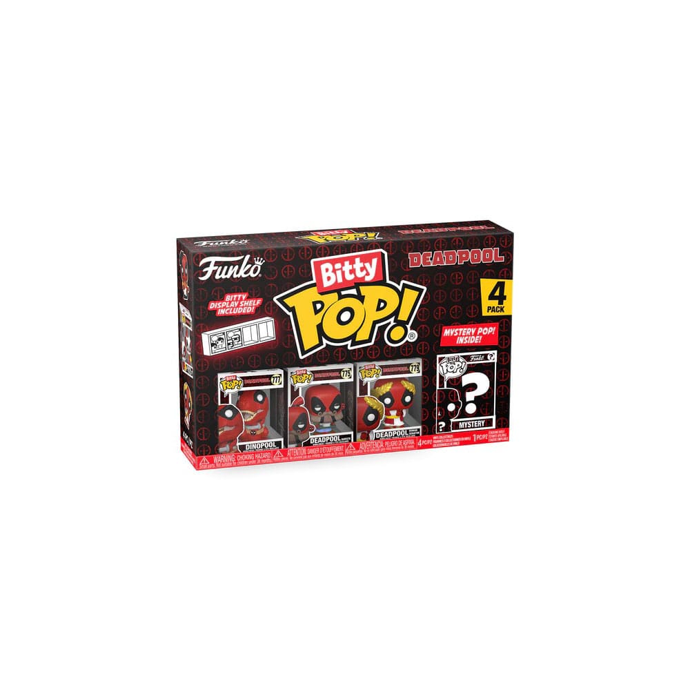 Deadpool Bitty POP Figur 4-Pack Dinopool 2,5 cm