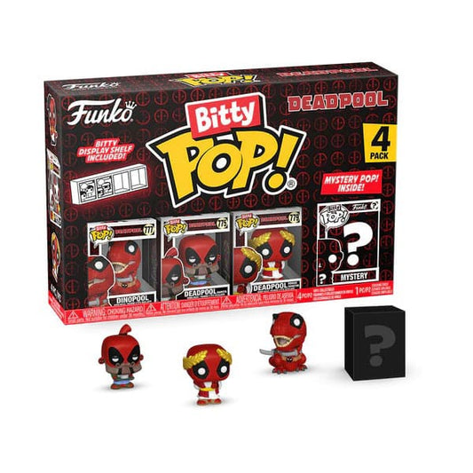 Deadpool Bitty POP Figur 4-Pack Dinopool 2,5 cm