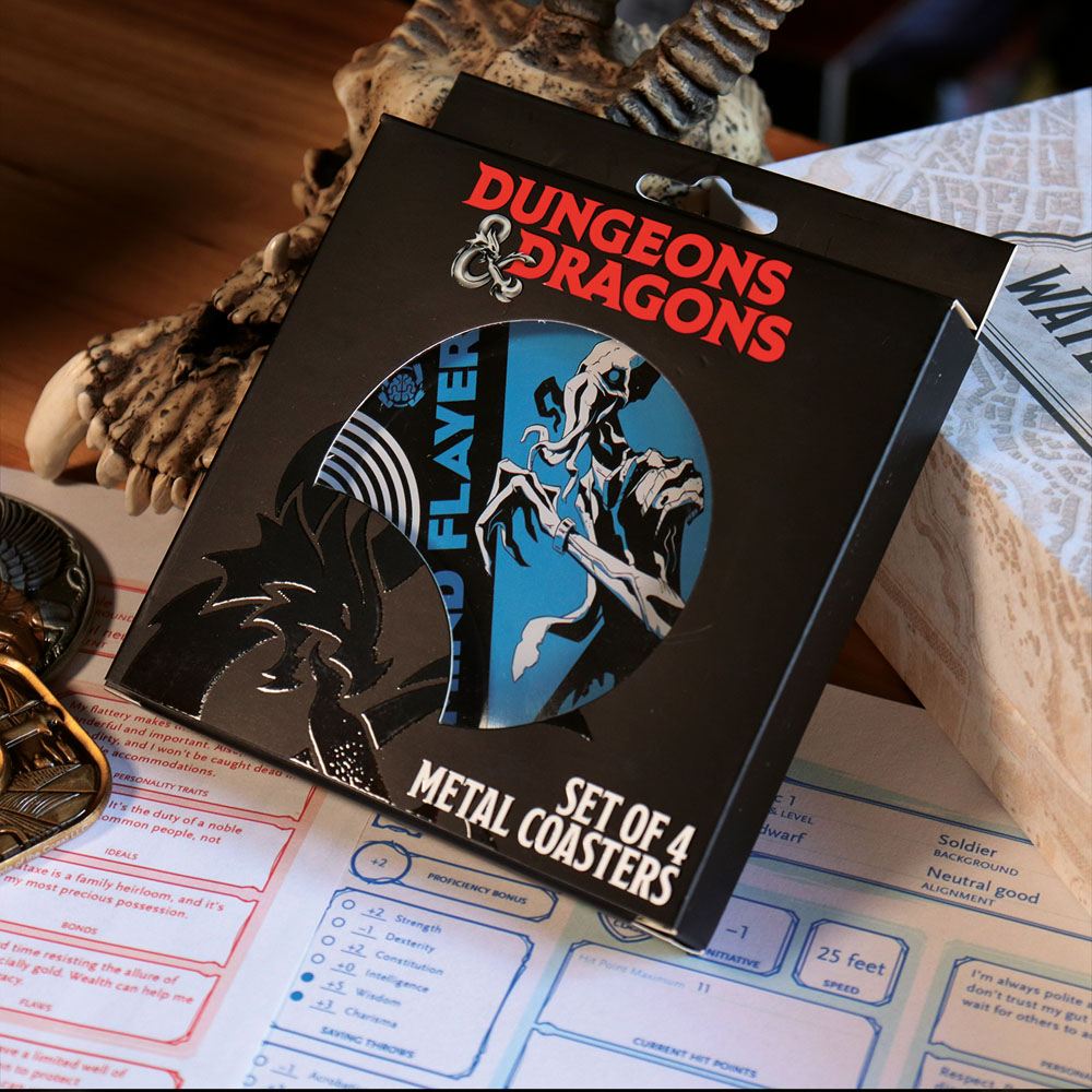 Dungeons & Dragons Glasunderlägg 4-Pack