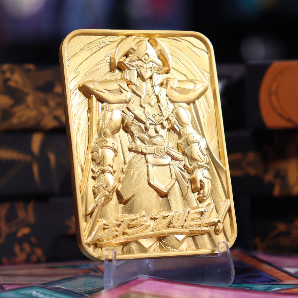 Yu-Gi-Oh! Replica Card Celtic Guardian (gold plated)