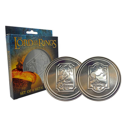 The Lord of the Rings Glasunderlägg 4-Pack Green Dragon