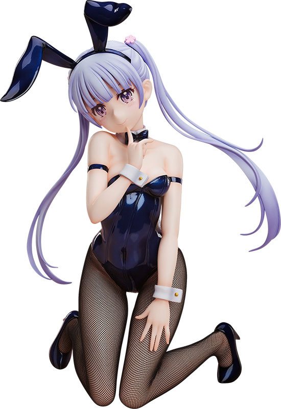 From the popular series "NEW GAME!!" comes a bunny figure of Aoba Suzukaze! The figure is an impressive 1/4 scale and features real net tights for a realistic look and feel. Aoba is dressed in a gorgeous navy bunny suit that brings out a slightly different charm compared to her typical work appearance. Be sure to add her to your collection