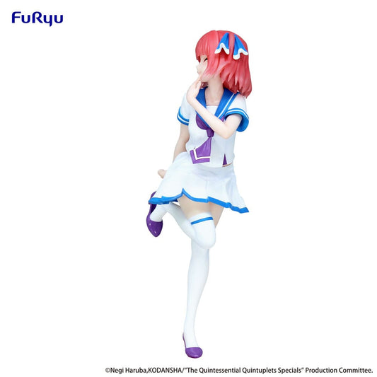 The Quintessential Quintuplets Trio-Try-iT PVC Staty Nakano Nino Marine Look Ver. 21 cm