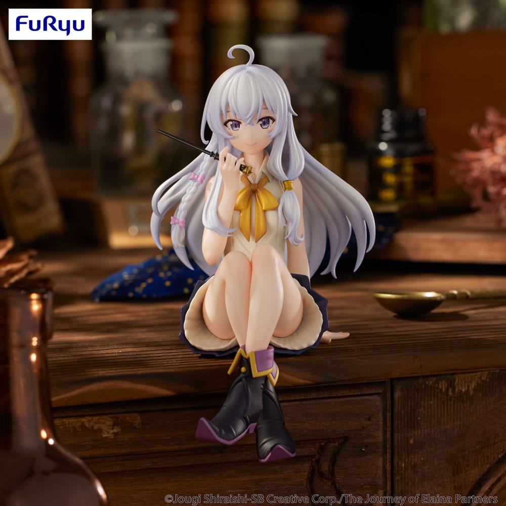 From "Wandering Witch: The Journey of Elaina" comes this detailed PVC statue! It stands approx. 13 cm tall and comes in a printed box.