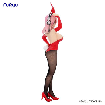 Super Sonico BiCute Bunnies PVC Staty Red Ver. 28 cm