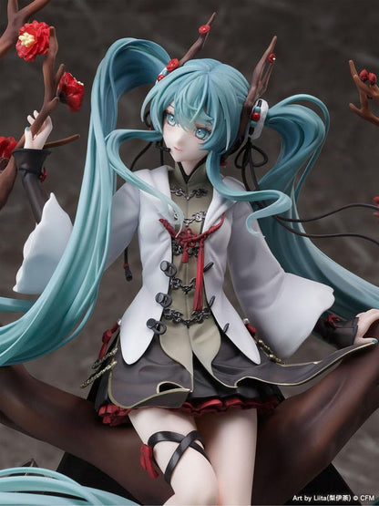 Vocaloid PVC Staty 1/7 Hatsune Miku 2022 Chinese New Year Ver. 30 cm