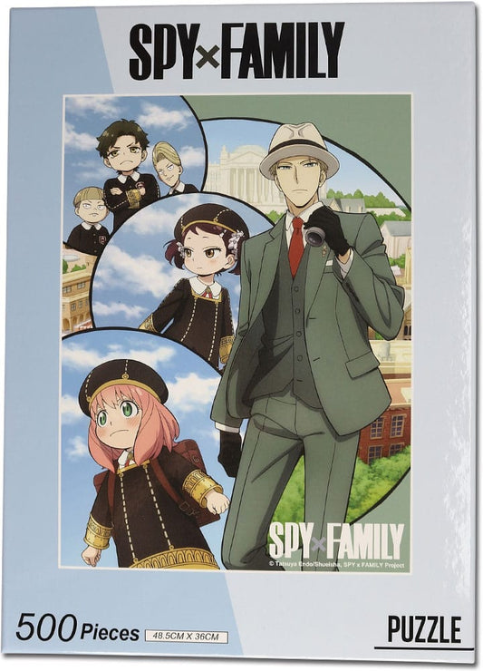 Spy x Family Pussel Go to School (500 bitar)