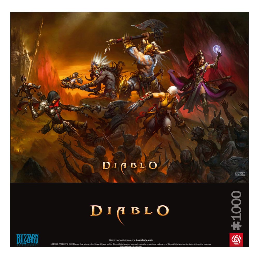 Diablo Gaming Pussel Heroes Battle (1000 bitar)