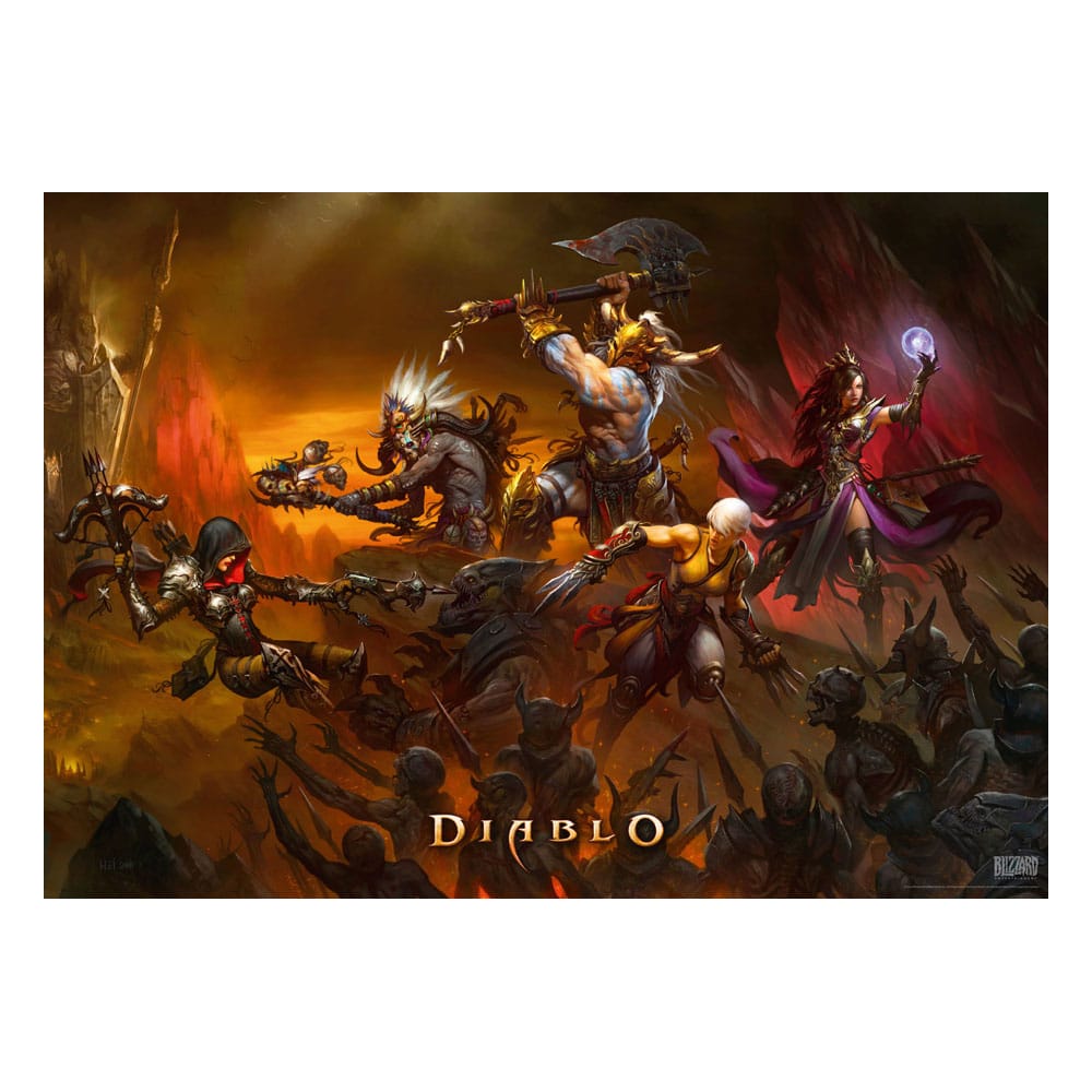 Diablo Gaming Pussel Heroes Battle (1000 bitar)