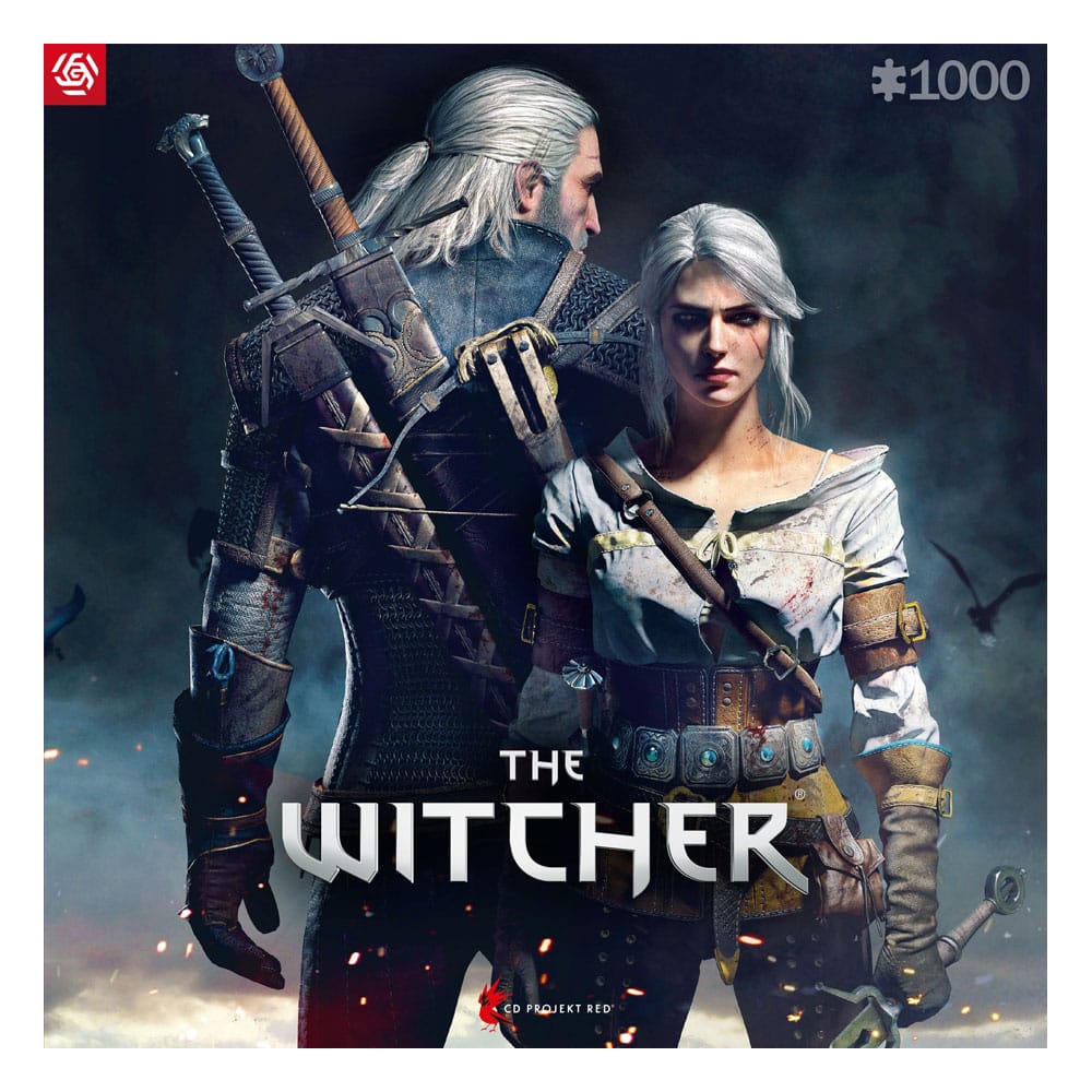 The Witcher Gaming Pussel Geralt & Ciri (1000 bitar)