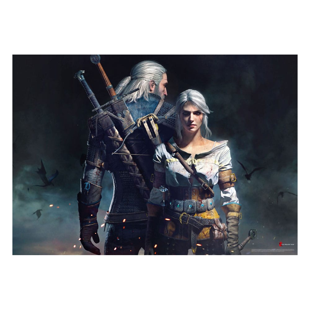 The Witcher Gaming Pussel Geralt & Ciri (1000 bitar)