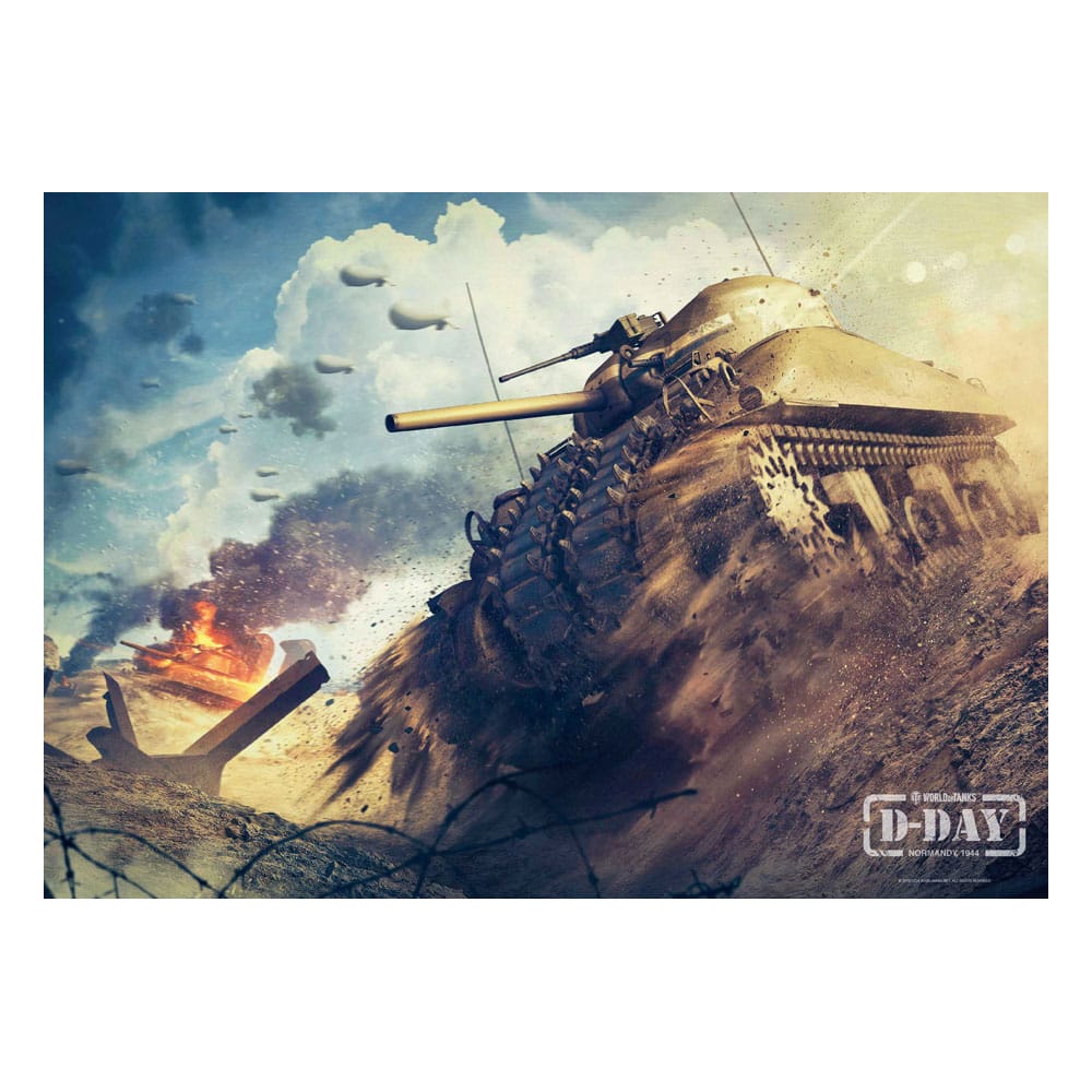 World of Tanks Gaming Pussel D-Day (1000 bitar)