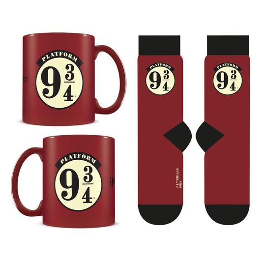 Harry Potter Mugg & Strumpor Set 9 3/4