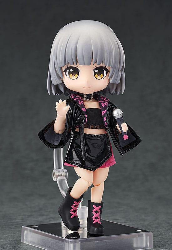 Original Character Accessories for Nendoroid Docka Figur Outfit Set: Idol Outfit - Girl (Rose Red)