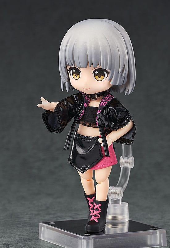 Original Character Accessories for Nendoroid Docka Figur Outfit Set: Idol Outfit - Girl (Rose Red)