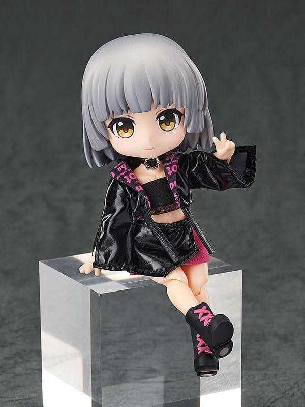 Original Character Accessories for Nendoroid Docka Figur Outfit Set: Idol Outfit - Girl (Rose Red)