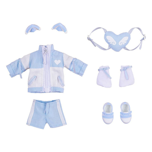 Original Character Accessories for Nendoroid Docka Figur Outfit Set: Subculture Fashion Tracksuit (Blue)