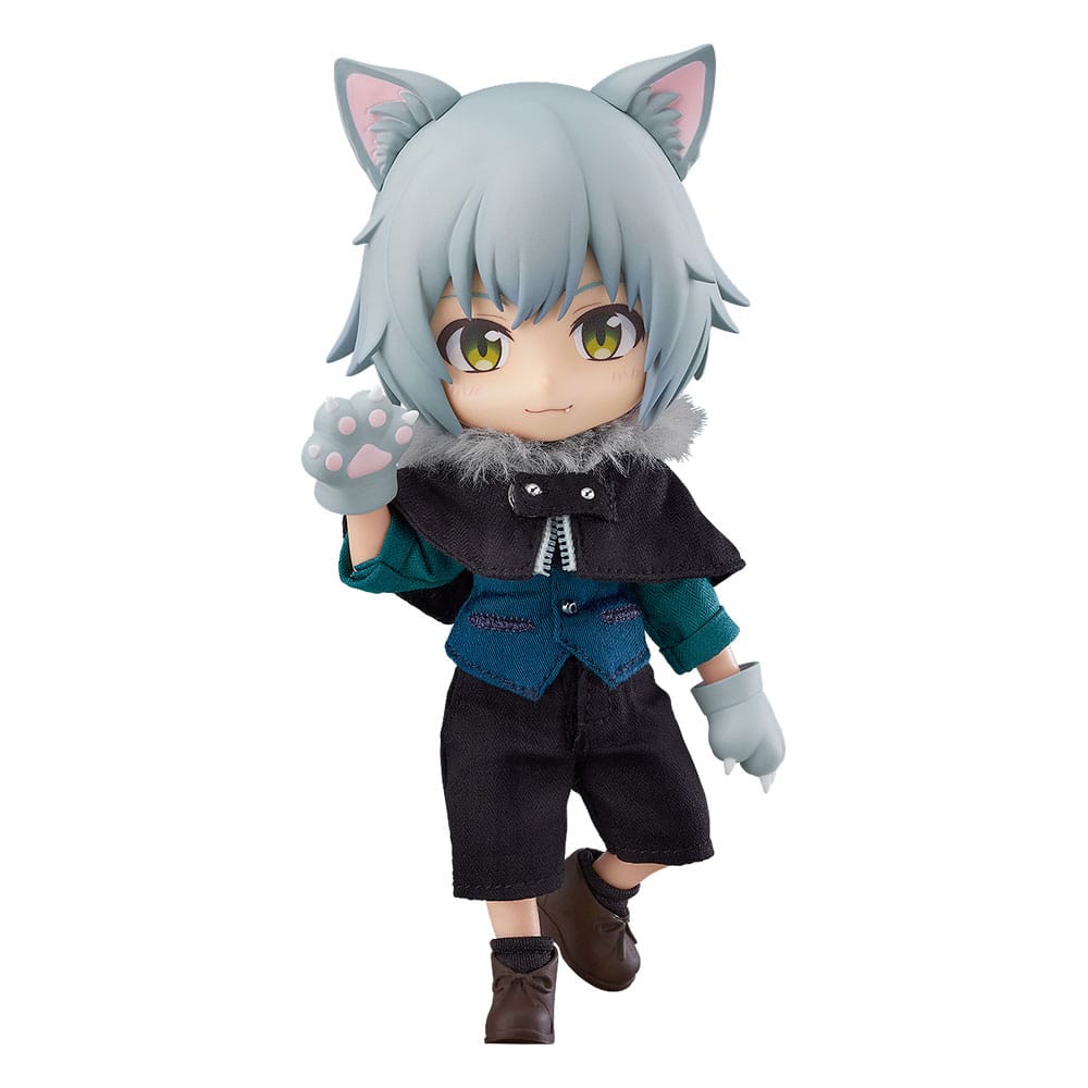 Original Character Nendoroid Docka Actionfigur Wolf: Ash 14 cm (re-run)