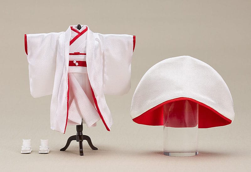 Traditionellt Japanskt Bröllopskimono Set för Nendoroid Figurer