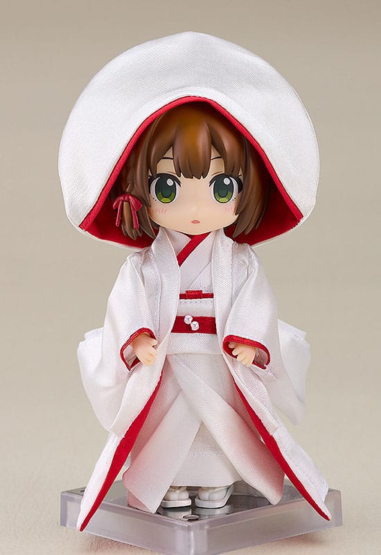 Traditionellt Japanskt Bröllopskimono Set för Nendoroid Figurer